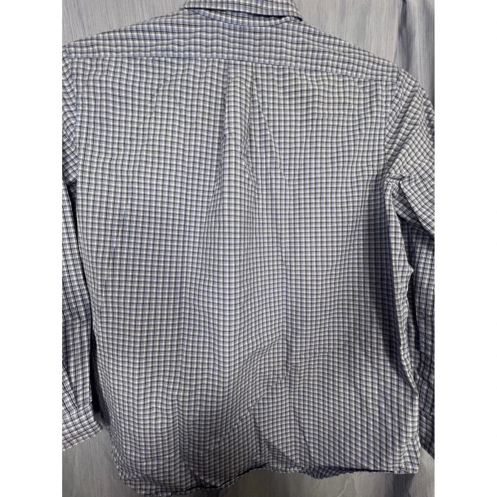 Polo Ralph Lauren Mens XL Classic Fit Blue Plaid‎ Button Down Shirt 17.5 XL